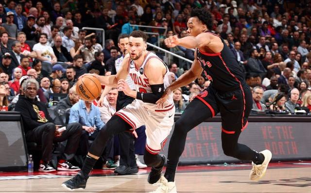 公牛击败热火，拉文砍下40分